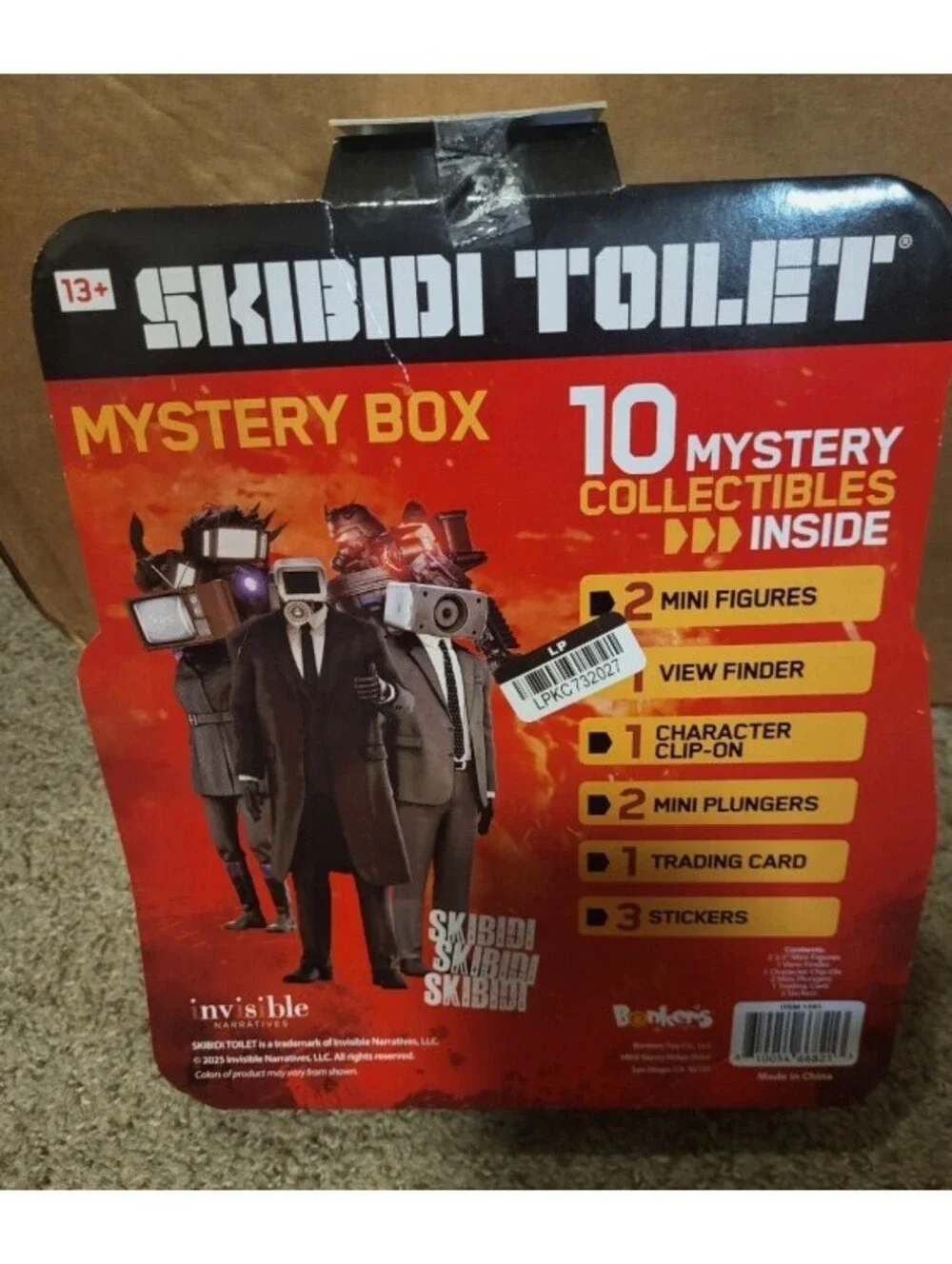 Skibidi Toilet Mystery Box, Factory Sealed